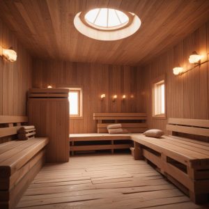 Банный комплекс с русской баней, хамамом и сауной